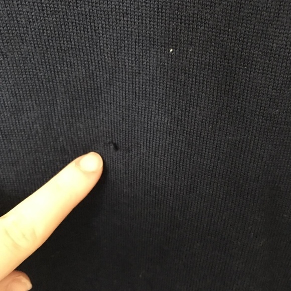 Kate Spade madison avenue jeweled Navy sweater s - Picture 7 of 8